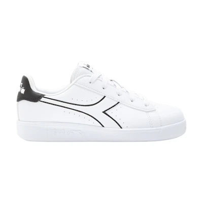 (Youth) Diadora Game P Big Kid 'White Outlined Black'