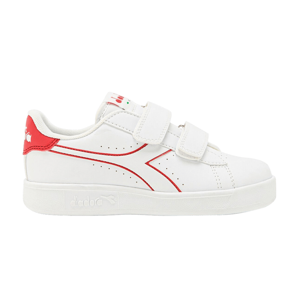 (Youth) Diadora Game P Little Kid 'White Bittersweet Red'