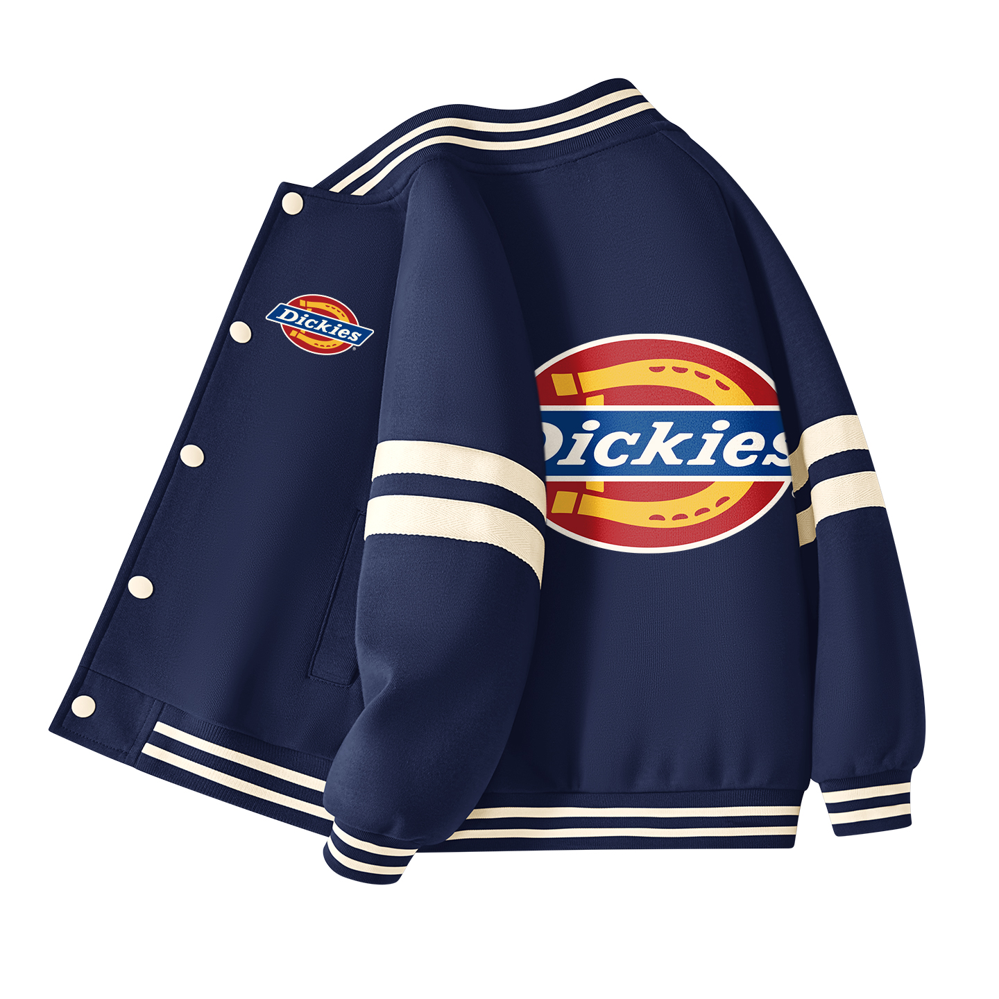 (Youth) Dickies Cartoon Baseball Jacket Youth Casual Loose Lightweight Spring Fall Style. YJP2602251044
