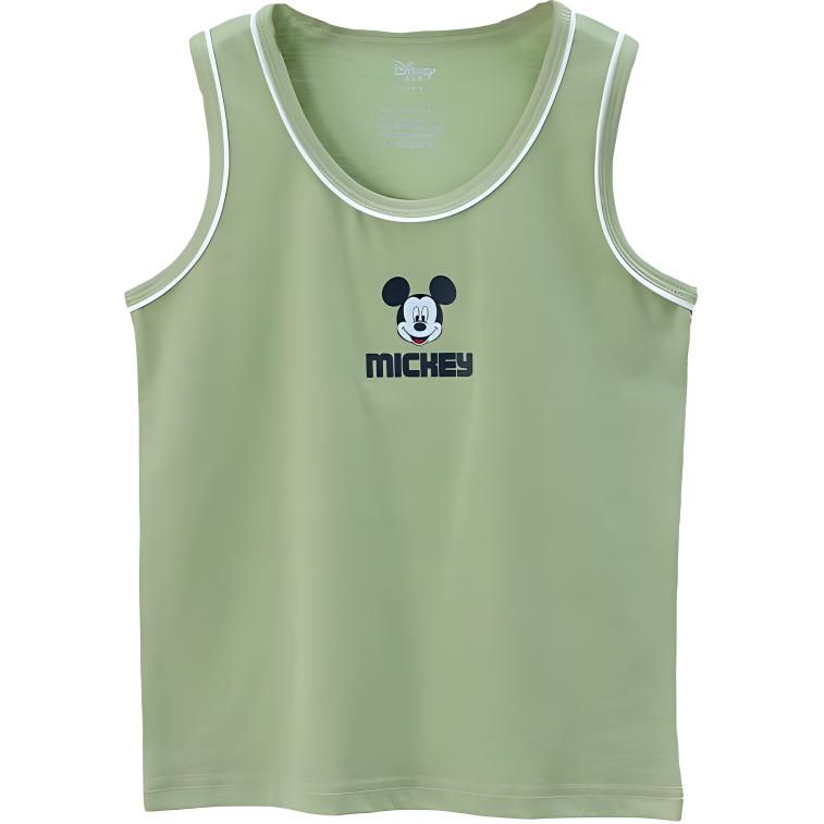 (Youth) Disney SS24 Soft Comfortable Simple Breathable Tank Top Lime Green Youth. XTR2ZB205443