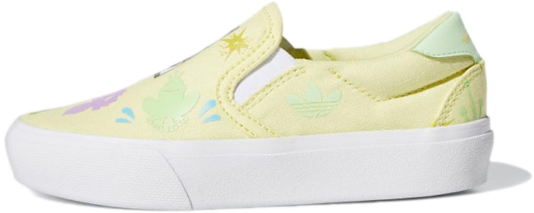 中童 Disney/迪士尼 x adidas originals Court Rallye Slip-On 低幫 兒童板鞋 黃白 Buy 中童 Disney/迪士尼 x adidas originals Court Rallye Slip-On 低幫 兒童板鞋 黃白