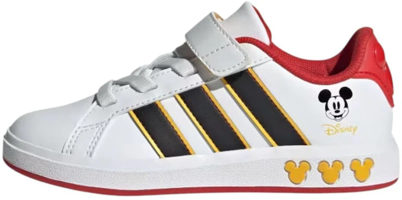 (Youth) Disney x adidas Grand Court J 'Mickey Mouse - White' JQ8067 Order (Youth) Disney x adidas Grand Court J 'Mickey Mouse - White' JQ8067