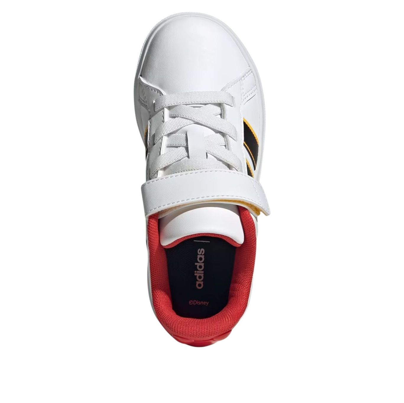 Lookbook (Youth) Disney x adidas Grand Court J 'Mickey Mouse - White' JQ8067