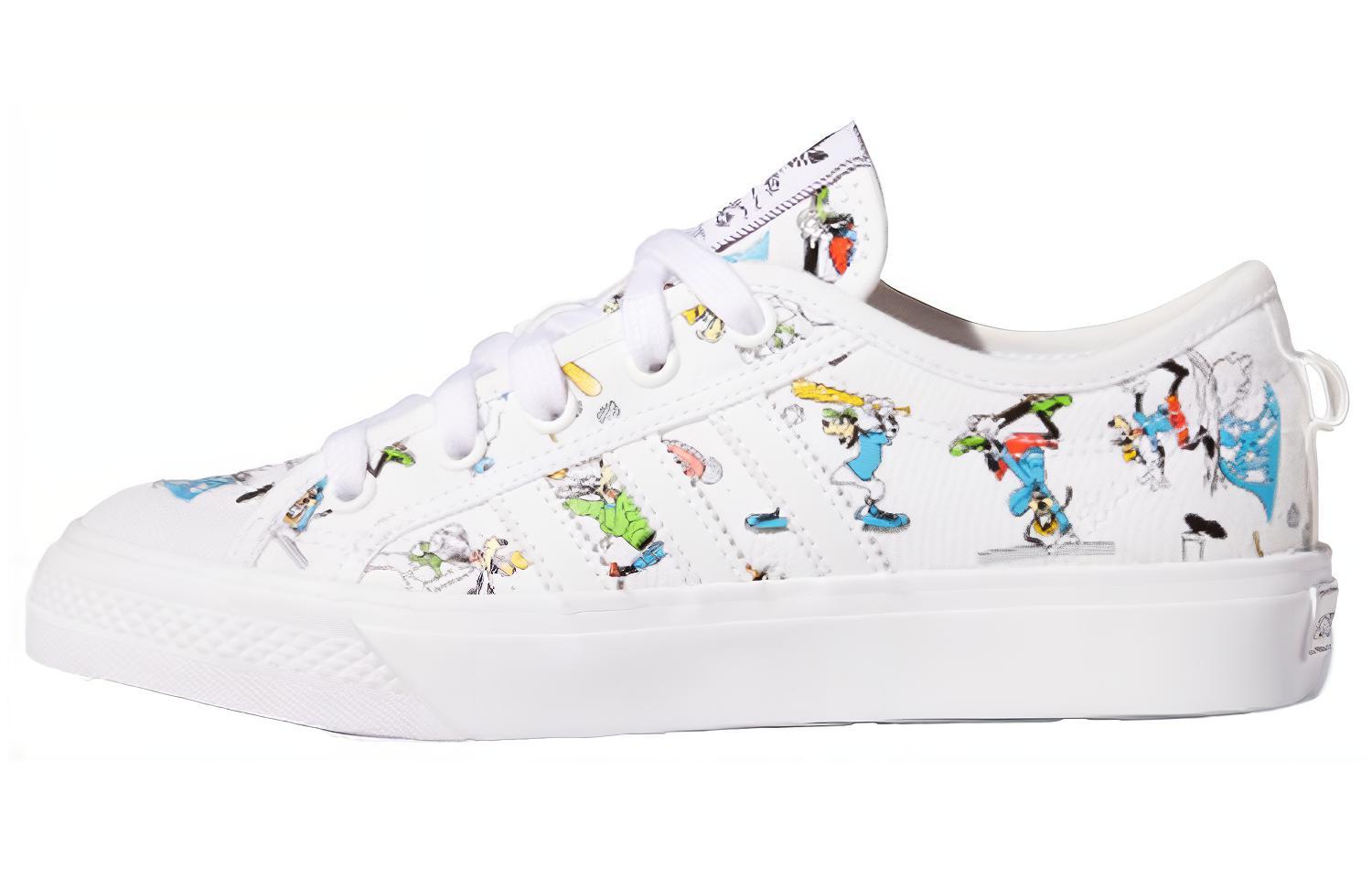 (Youth) Disney x adidas Nizza J 'Sport Goofy Pack - White' FW0651