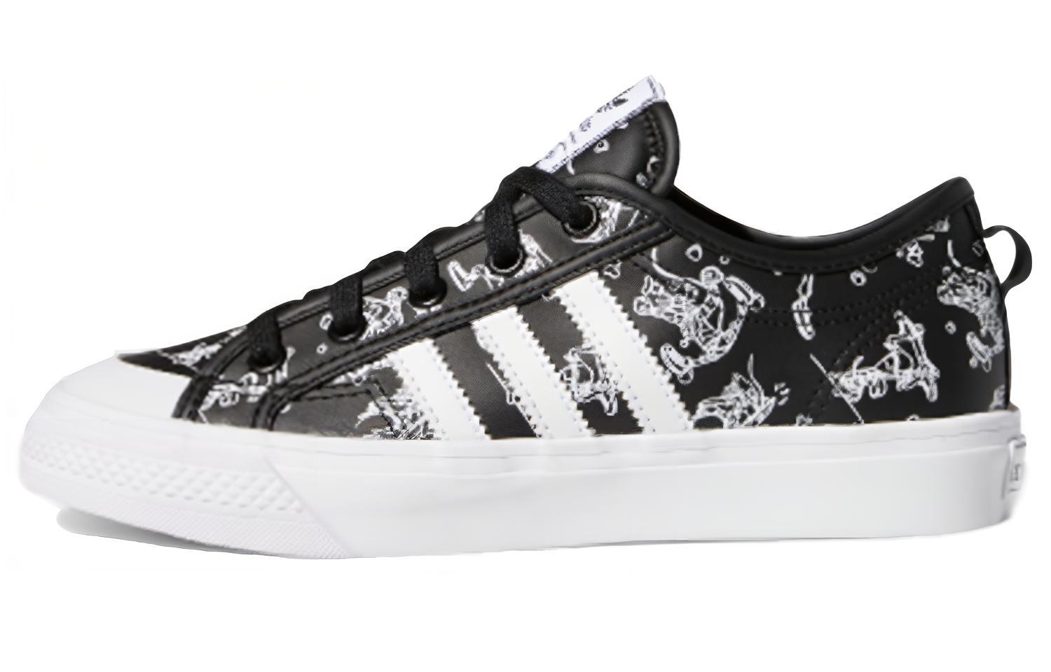 (Youth) Disney adidas Nizza J 'Sport Goofy Pack - Black'