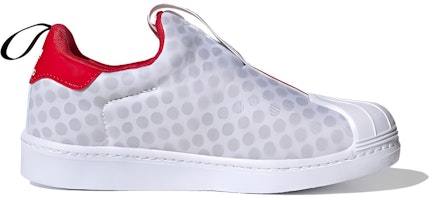 中童 adidas originals Superstar 低筒 兒童休閒鞋 白紅 Order 中童 adidas originals Superstar 低筒 兒童休閒鞋 白紅