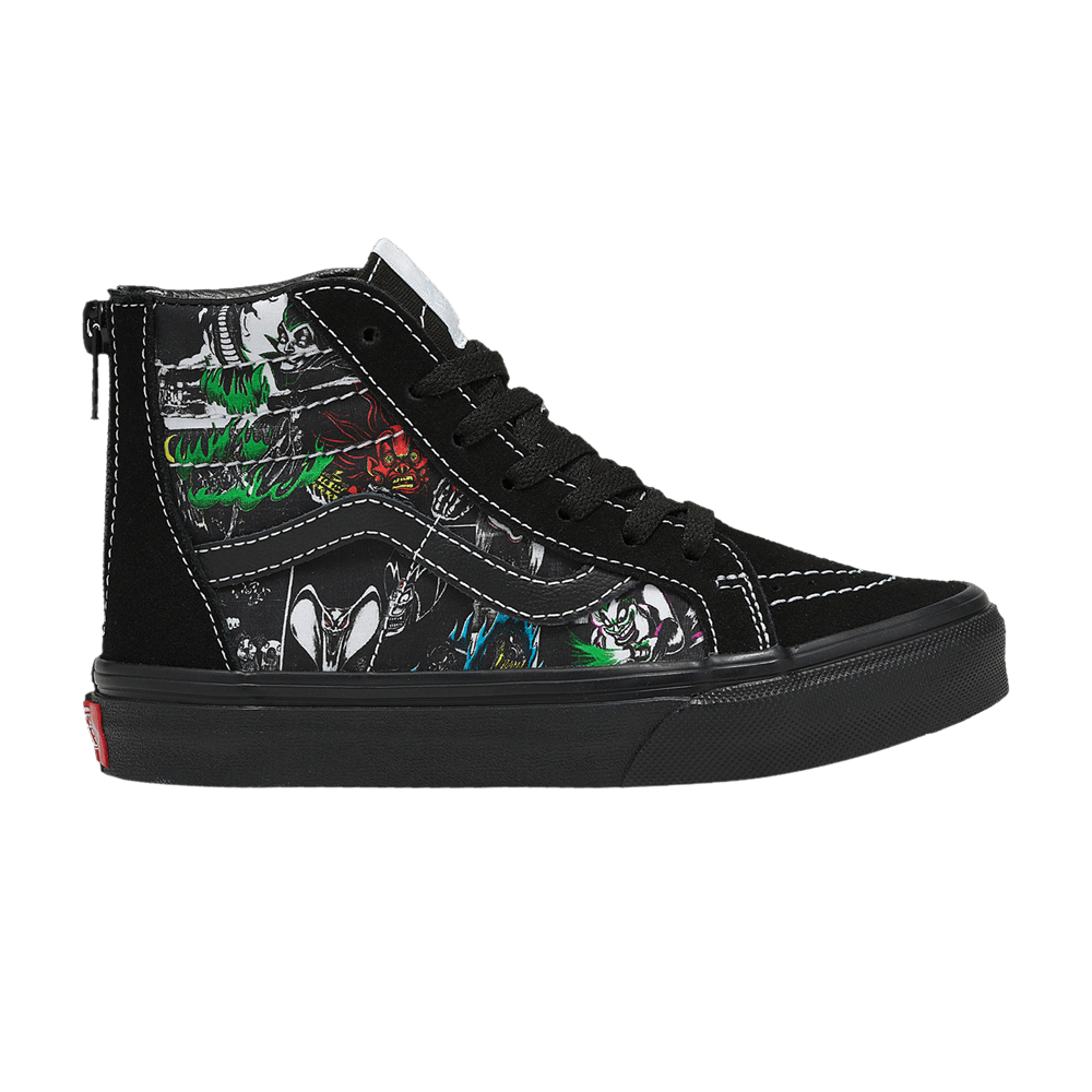 Buy (JR) Disney x Vans Sk8-Hi Zip 'Penjahat' VN0005VSBMB