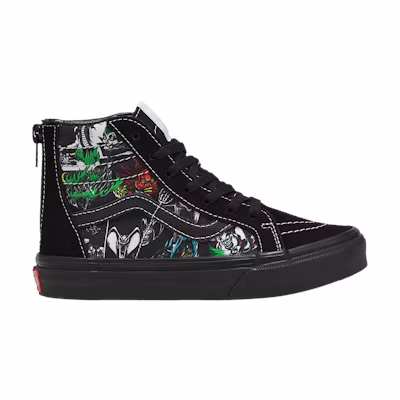 (Youth) Disney Vans Sk8-Hi Zip 'Villains'