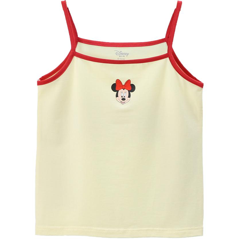 (Youth) Disney Youth Sleeveless Top Light Yellow - Comfy, Breathable & Loose Fit XTR2ZB198205