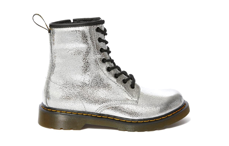 (Youth) Dr. Martens 1460 'Metallic Zip Silver' 圖 2