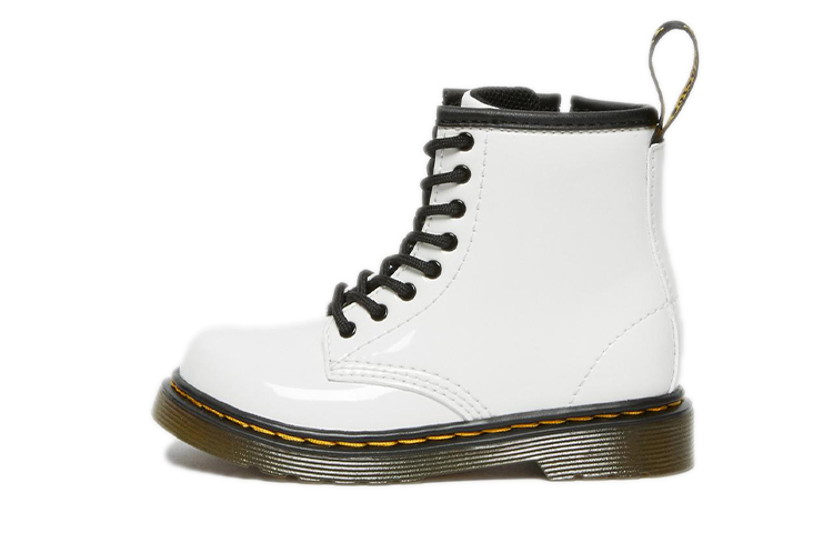 (Youth) Dr. Martens 1460 'Pearl White Patent Leather'