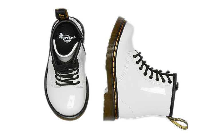 (Youth) Dr. Martens 1460 'Pearl White Patent Leather' 圖 5