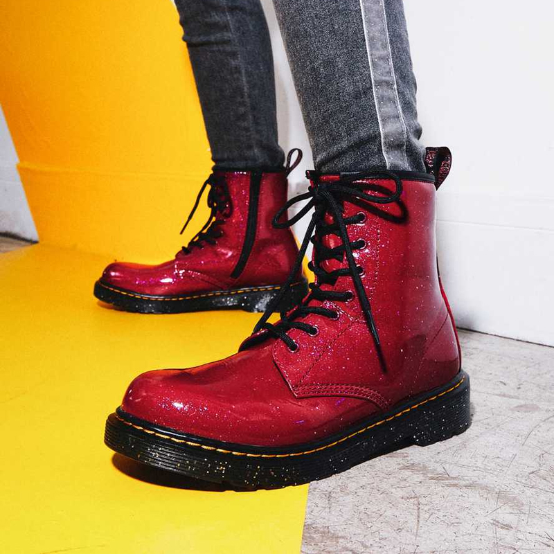 (Youth) Dr. Martens 1460 'Shiny Red Sequin' 圖 7