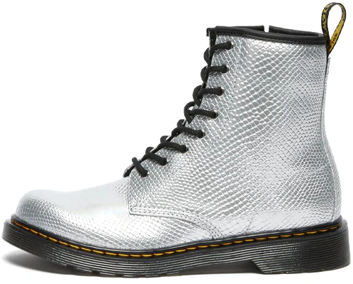 (Youth) Dr. Martens 1460 'Silver White Patent Leather Mid-Cut Boot' 26782040 Buy (Youth) Dr. Martens 1460 'Silver White Patent Leather Mid-Cut Boot' 26782040