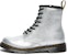 (JR) Dr. Martens 1460 'Boot Kulit Patent Putih Perak Tengah Potong' 26782040