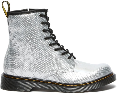 (Youth) Dr. Martens 1460 'Silver White Patent Leather Mid-Cut Boot' 26782040 Order (Youth) Dr. Martens 1460 'Silver White Patent Leather Mid-Cut Boot' 26782040