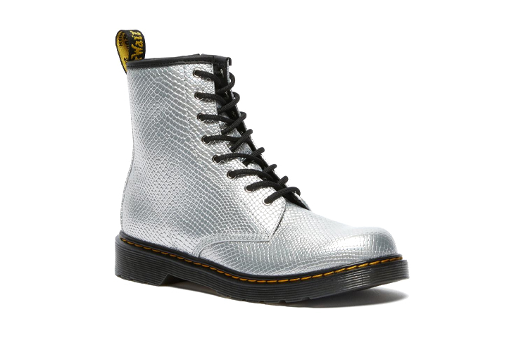 Lookbook (Youth) Dr. Martens 1460 'Silver White Patent Leather Mid-Cut Boot' 26782040