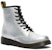 (JR) Dr. Martens 1460 'Boot Kulit Patent Putih Perak Tengah Potong' 26782040