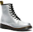 Lookbook (JR) Dr. Martens 1460 'Boot Kulit Patent Putih Perak Tengah Potong' 26782040