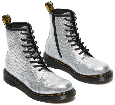 (Youth) Dr. Martens 1460 'Silver White Patent Leather Mid-Cut Boot' 26782040 Shop (Youth) Dr. Martens 1460 'Silver White Patent Leather Mid-Cut Boot' 26782040