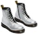 (JR) Dr. Martens 1460 'Boot Kulit Patent Putih Perak Tengah Potong' 26782040