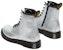 (JR) Dr. Martens 1460 'Boot Kulit Patent Putih Perak Tengah Potong' 26782040