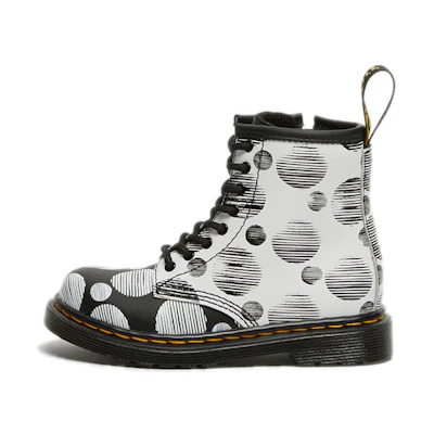 (Youth) Dr. Martens 1460 Lace-Up Boots 'Black and White'