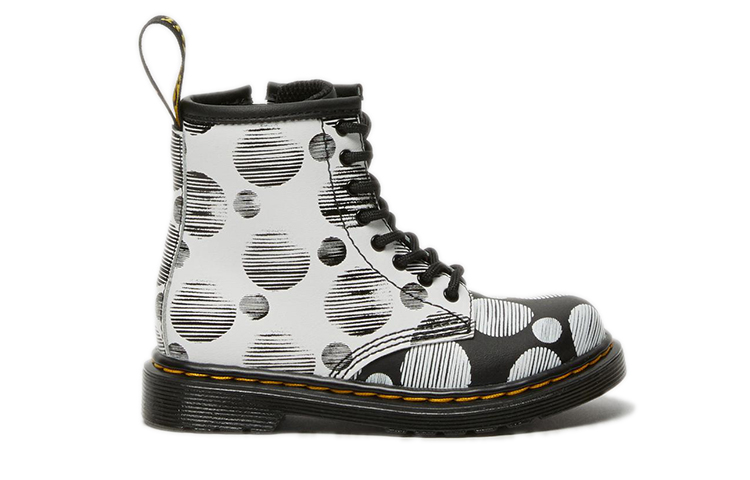 (Youth) Dr. Martens 1460 Lace-Up Boots 'Black and White' 圖 2