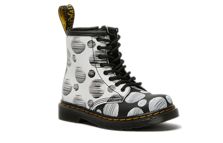 (Youth) Dr. Martens 1460 Lace-Up Boots 'Black and White' 圖 3