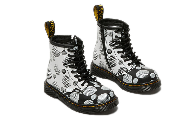(Youth) Dr. Martens 1460 Lace-Up Boots 'Black and White' 圖 4