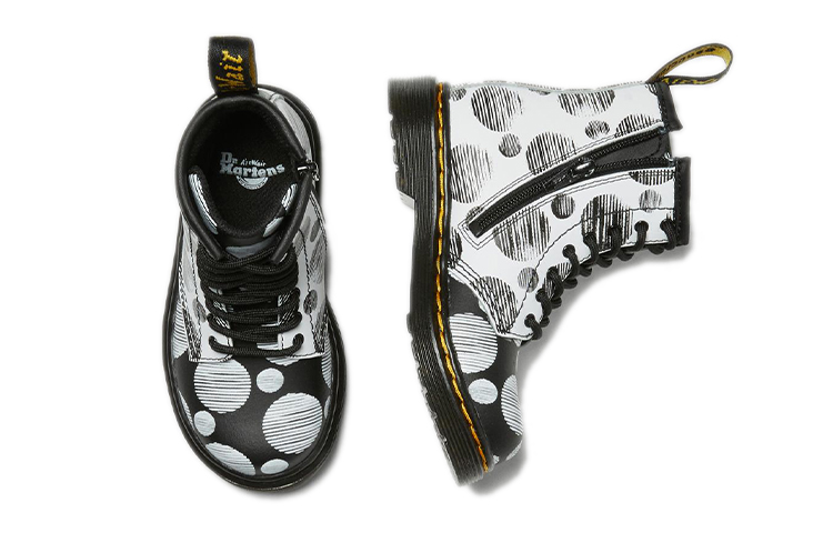 (Youth) Dr. Martens 1460 Lace-Up Boots 'Black and White' 圖 5