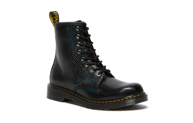 Lookbook (Youth) Dr. Martens 1460 Patent Leather Mid-Cut 'Black' 26782001