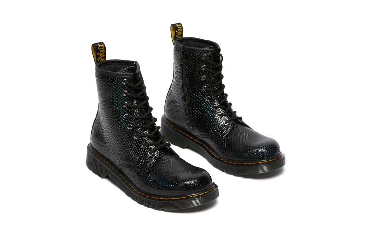 Shop (Youth) Dr. Martens 1460 Patent Leather Mid-Cut 'Black' 26782001