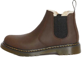 (Youth) Dr. Martens 2976 Chelsea Boots 'Faux Fur Lined Brown' 25101201 (Youth) Dr. Martens 2976 Chelsea Boots 'Faux Fur Lined Brown' 25101201