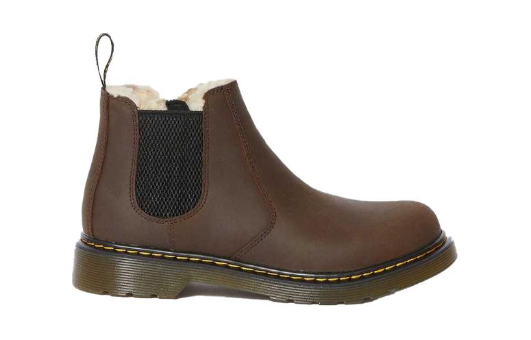 Order (JR) Botas Chelsea Dr. Martens 2976 'Forro de Pelo Sintético Marrón' 25101201