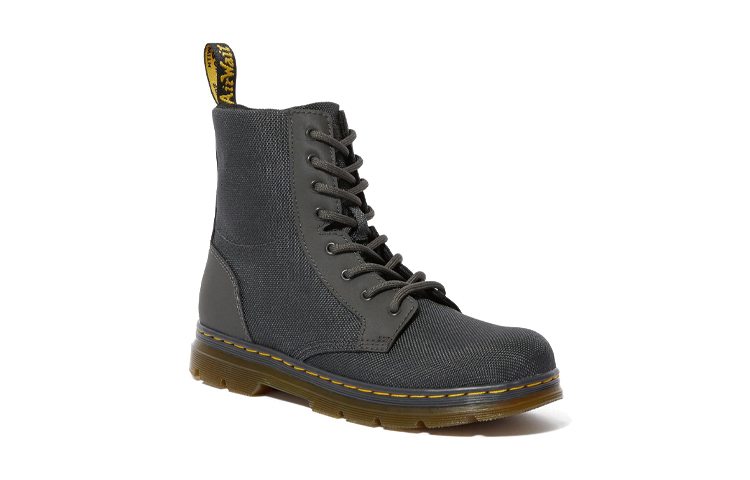 Lookbook (JR) Dr. Martens 'But Kasual Separuh Tinggi Kelabu Arang' 25166005