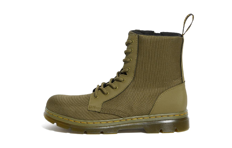 (Youth) Dr. Martens 'Olive Mid-Top Casual Boots'