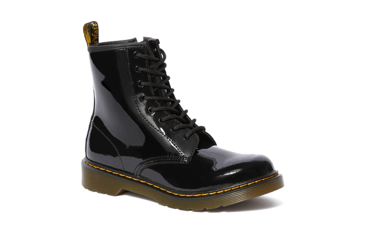 Lookbook (JR) Botas de Cuero Charol Dr. Martens 1460 con Cordones 'Negro' 21979001
