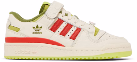 (Youth) Dr. Seuss x adidas Forum Low J 'The Grinch - Cream White' ID9175 (Youth) Dr. Seuss x adidas Forum Low J 'The Grinch - Cream White' ID9175