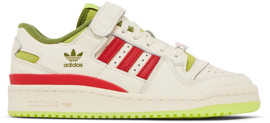 (Youth) Dr. Seuss x adidas Forum Low J 'The Grinch - Cream White' ID9175 Buy (Youth) Dr. Seuss x adidas Forum Low J 'The Grinch - Cream White' ID9175