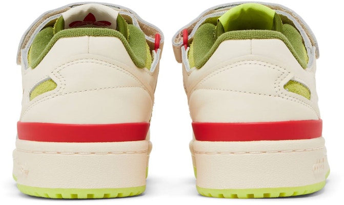 (Youth) Dr. Seuss x adidas Forum Low J 'The Grinch - Cream White' ID9175 Details for (Youth) Dr. Seuss x adidas Forum Low J 'The Grinch - Cream White' ID9175