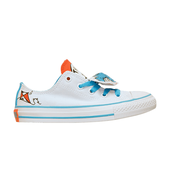 (Youth) Dr. Seuss Converse Chuck Taylor All Star Double Tongue Ox 'Thing 1, Thing 2'