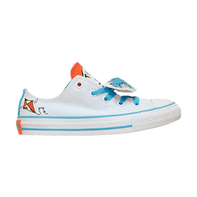 (Youth) Dr. Seuss Converse Chuck Taylor All Star Double Tongue Ox 'Thing 1, Thing 2'