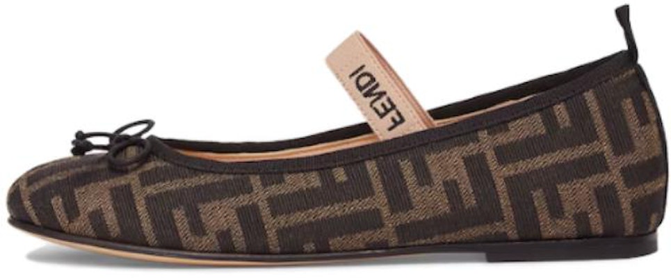 (Youth) Fendi Ballerinas Junior 'Allover FF Logo - Tobacco' JFR376-AQ75-F1NJB Buy (Youth) Fendi Ballerinas Junior 'Allover FF Logo - Tobacco' JFR376-AQ75-F1NJB
