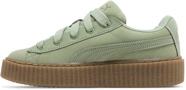 大童 FENTY x PUMA Creeper Phatty 防滑 低筒 兒童板鞋 綠色 Lookbook 大童 FENTY x PUMA Creeper Phatty 防滑 低筒 兒童板鞋 綠色