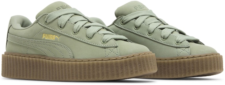 大童 FENTY x PUMA Creeper Phatty 防滑 低筒 兒童板鞋 綠色 Cheap 大童 FENTY x PUMA Creeper Phatty 防滑 低筒 兒童板鞋 綠色