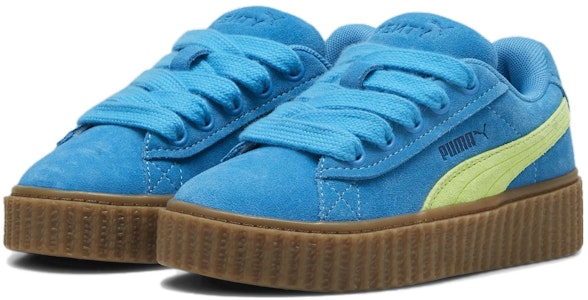 中童 FENTY x PUMA Creeper Phatty 耐磨減震 低幫 兒童板鞋 藍綠 Shop 中童 FENTY x PUMA Creeper Phatty 耐磨減震 低幫 兒童板鞋 藍綠