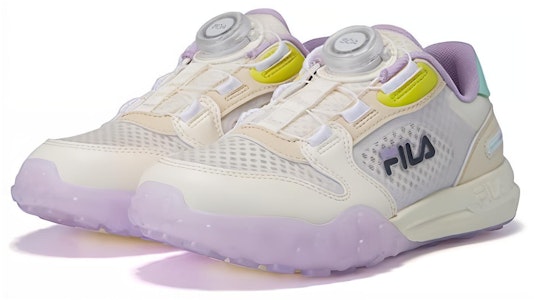 大童 FILA 斐乐 耐磨防滑 低帮 兒童跑步鞋 白紫 Lookbook 大童 FILA 斐乐 耐磨防滑 低帮 兒童跑步鞋 白紫