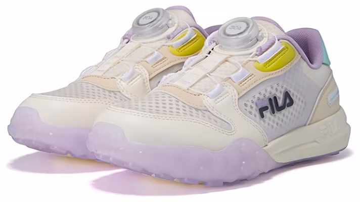 (JR) 휠라 어슬레틱 러닝 스니커즈 '화이트 라일락' K15G321106FGP Lookbook (JR) 휠라 어슬레틱 러닝 스니커즈 '화이트 라일락' K15G321106FGP