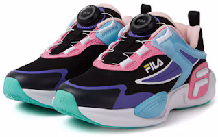 Lookbook 大童 FILA斐樂 舒適 減震耐磨 兒童訓練鞋 藍粉